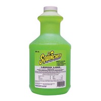 Sqwincher Corporation 030328-LL Sqwincher 64 Ounce Liquid Concentrate Lemon Lime Electrolyte Drink - Yields 5 Gallons (6 Each Pe